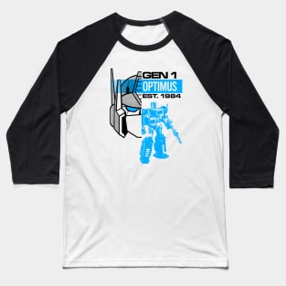 Transformers - GEN 1 - Optimus Prime - Big head & text Baseball T-Shirt